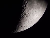Detailaufnahme Mond - Hartmann